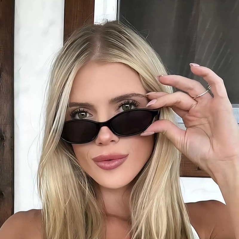 Nieuwe Retro Kleine Ovale Zonn - Sunglasses Cat Eye recensie en prijs