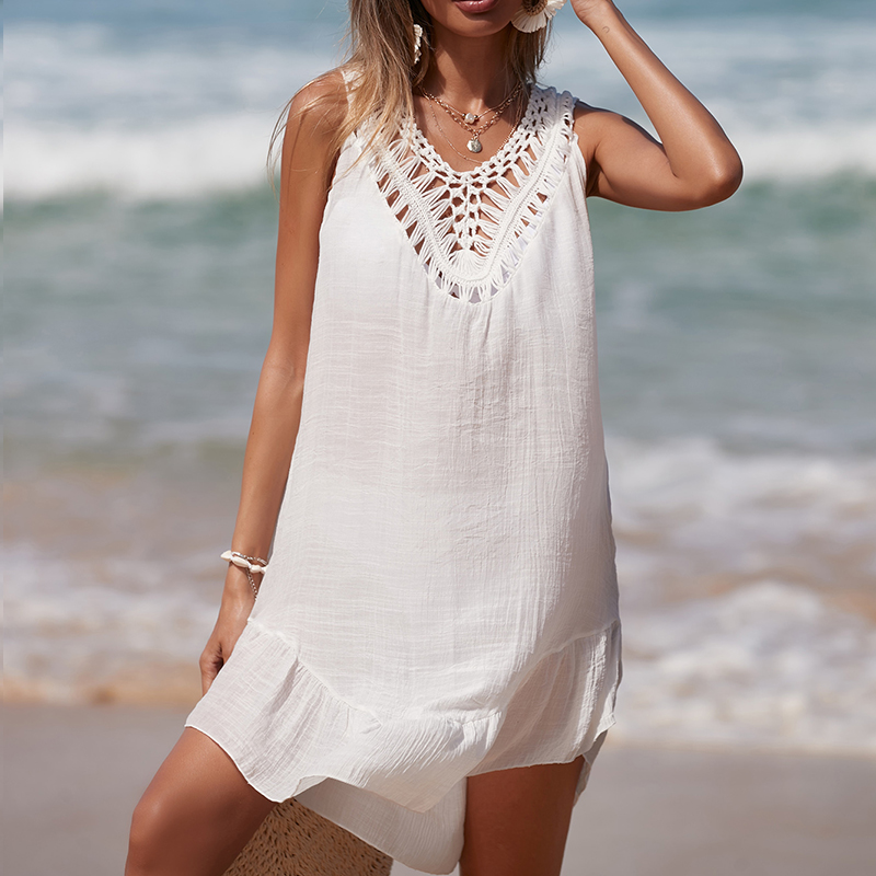 Vrouwen V-hals Backless Hollow - Cover Up Kaftan recensie en prijs