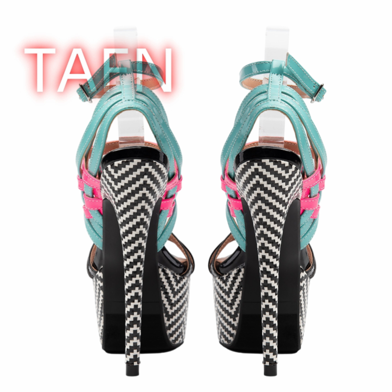 Multicolor sandalen met bandje - Sandal Strappy Heeled recensie en prijs