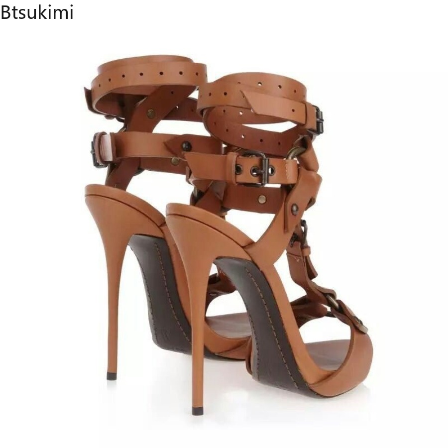 Sexy Circle Cross Strappy Glad - Sandal Strappy Heeled recensie en prijs