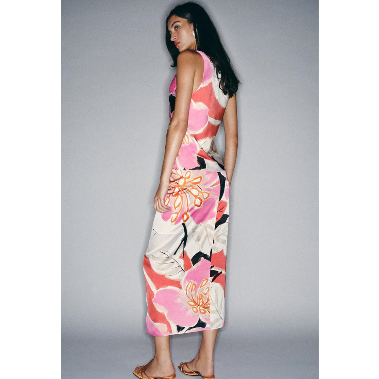 Hoge taille, midi-rok, jurk me - Midi Skirt Floral recensie en prijs